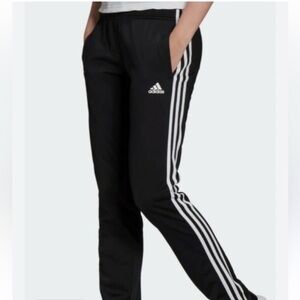 Adidas Women’s dark green Jogger Pants with White Side Stripes